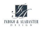 Indigo Alabaster Design Logo